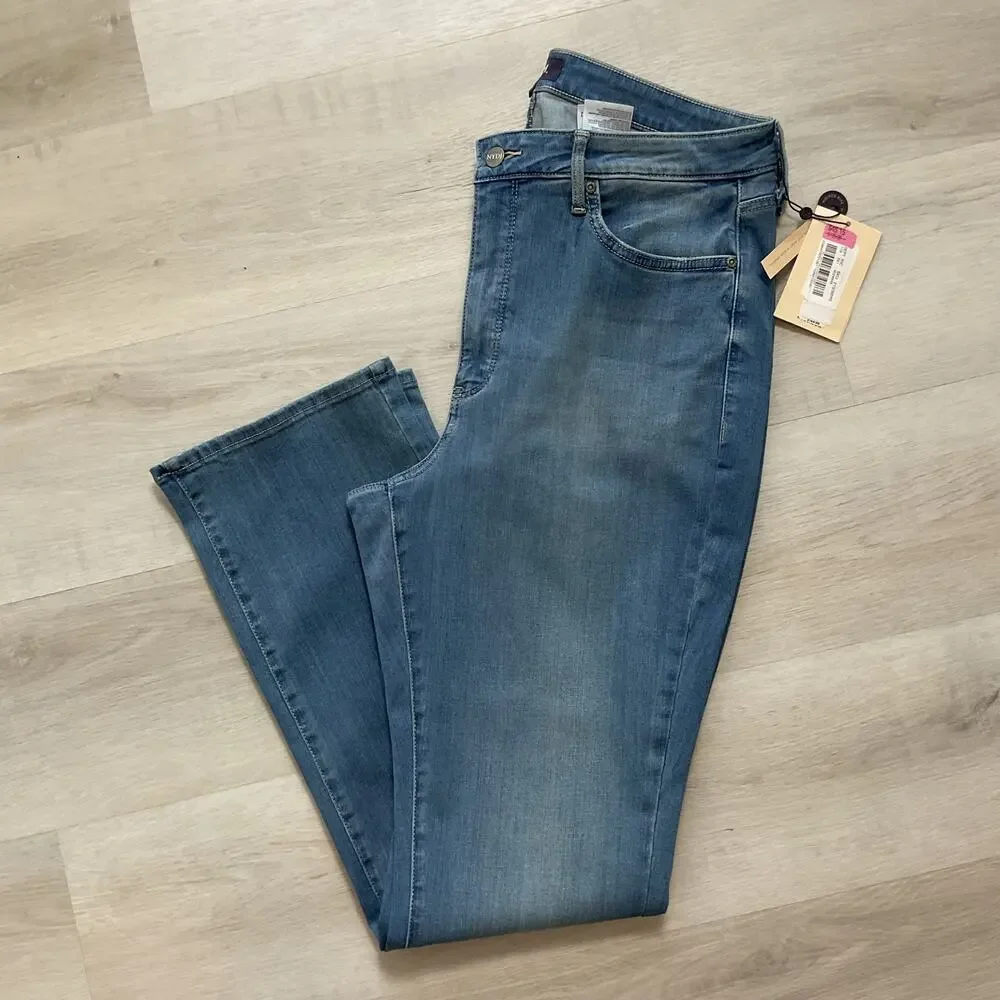 NYDJ Lovesick Slim Bootcut Sure Stretch Medium Wash 14W NWT - Picture 1 of 13